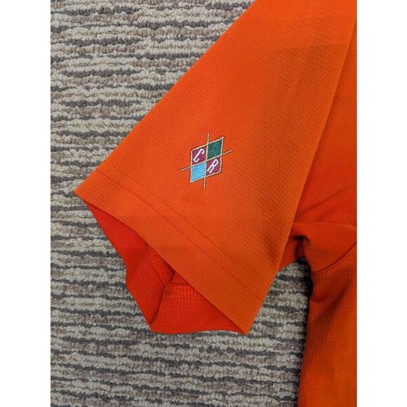 Under Armour HeatGear Men’s Golf Polo Shirt Medium Orange Performance Athletic - Picture 8 of 8